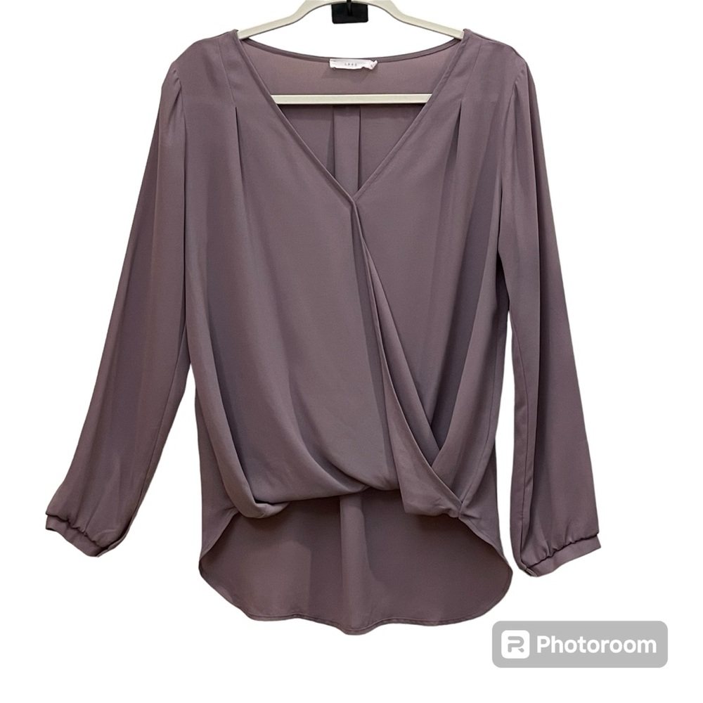 Lush purple/lilac blouse / Dress Top / Medium